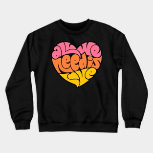 Love hearts Crewneck Sweatshirt